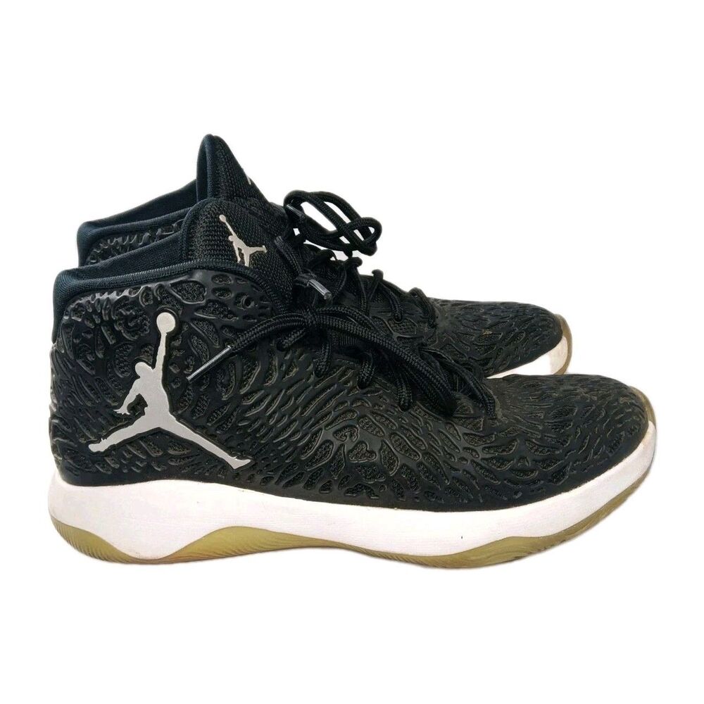 Jordan Ultra.Fly Shoes Men's Size 9.5 Black Reflective Silver